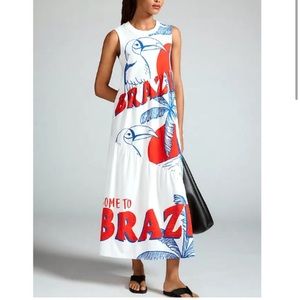 Farm Rio for Anthropologie Brazil Dress XS